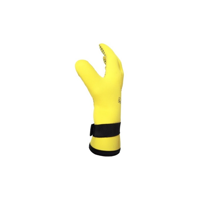Lomo Yellow Neoprene Diving Gloves 5mm - Large