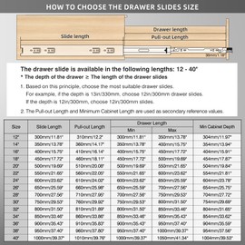 BAIDICE 1 Pair Heavy Duty Locking Drawer Slides with Lock 12 14 16 18 20 22 24 26 28 30 32 34 36 38 40 Inch 150 lb Load Capacity Side Mount Full Extension Ball Bearing Rail Runner（with Lock,32 inch）