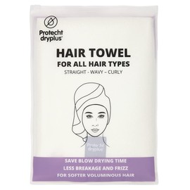 PROTECHT DRYPLUS Microfibre Hair Towel -White