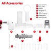 6-in-1 Pasta Maker Attachment Compatible with KitchenAid Stand Mixer, Pasta
