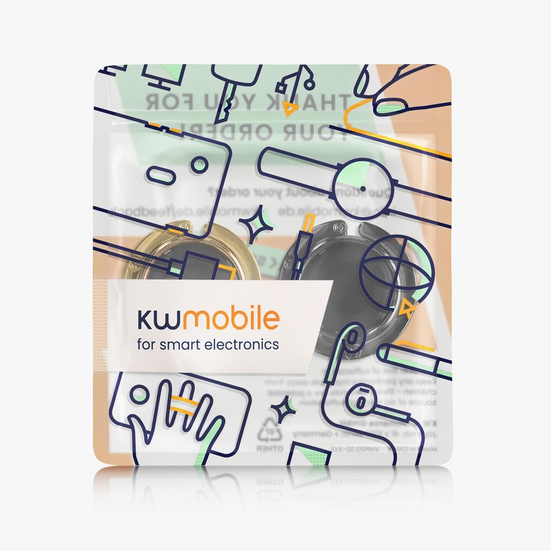 kwmobile Table Handbag Holder Hooks – 2 x Foldable Non-Slip