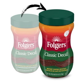 Folgers Classic Decaf Instant Coffee, 8 Ounce