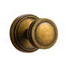 SORWDUERM 4 Pack Dummy Antique Brass Door Knob Dummy Door