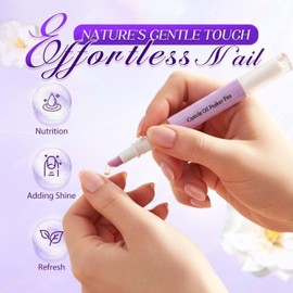 Cuticle Pusher Oil Pen,3-in-1 Cuticle Care Pen with Lavender Scent,Nail Strengthener,Moisturizes Dry Nails & Cuticles,Portable Nail Care Tool with Ceramic Tip (3pcs)