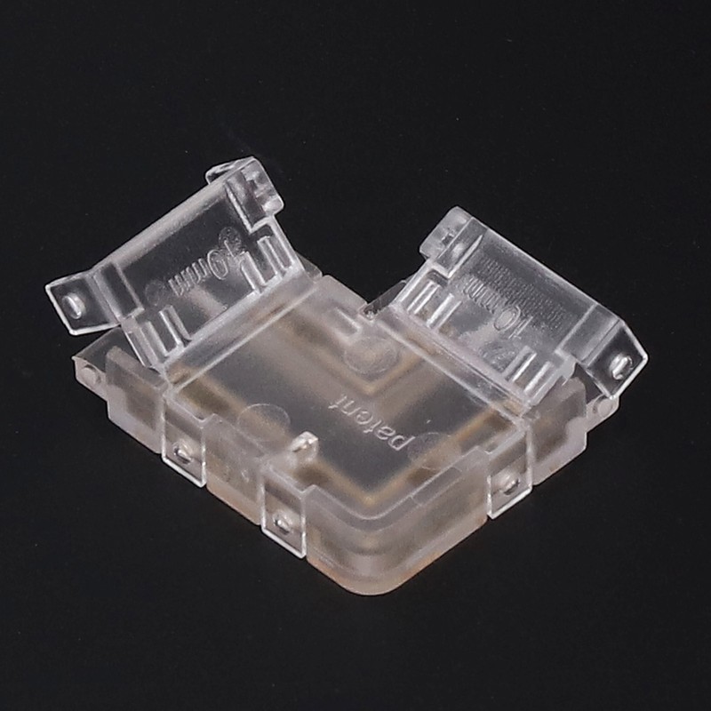 8PCS L Shaped LED Light Strip Connectors 4 Pin 10mm
