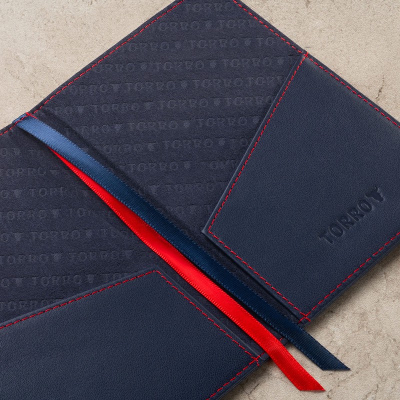 TORRO Passport Cover - Genuine Leather Passport Holder with Elastic