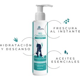 Árbora 2 Pack Crema Fría e Hidratante ALIVIO PARA PIES Y PIERNAS CANSADAS Con MENTOL, aceites esenciales de MENTA y TEA TREE Sensación de FRESCURA INMEDIATA HIDRATACIÓN Y DESCANSO 120ml