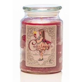 Courtney's Candles Cranberry Wine Maximum Scented 26oz Large Jar Candle