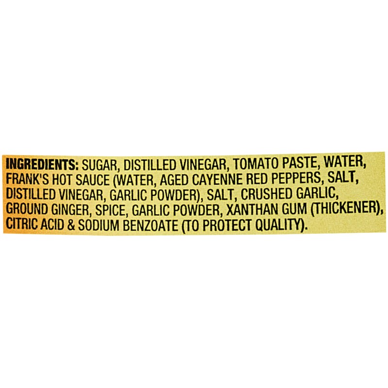 Frank's RedHot Sweet and Spicy Ginger Hot Sauce, 1/2 Gallon