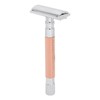 Double Edge Safety Razor Long Handle Zinc Alloy Manual Safety