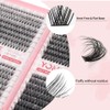 Yomice Wispy Cluster Eyelash Extensions 30D+40D+50D+60D Volume Lash Extensions 640Pcs