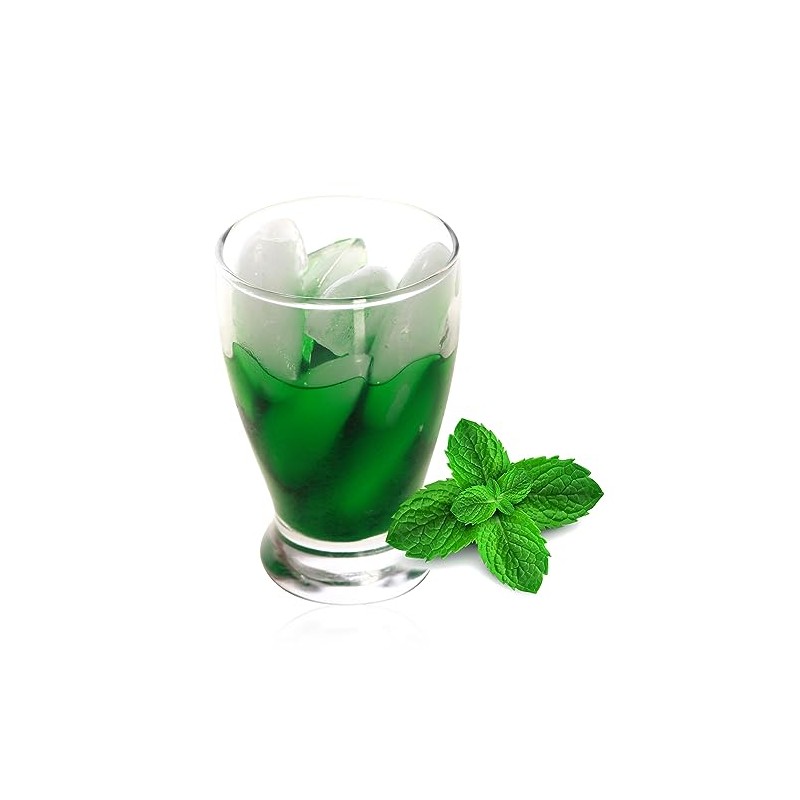 OliveNation Creme de Menthe Flavor, Non Alcoholic Sugar Free Green
