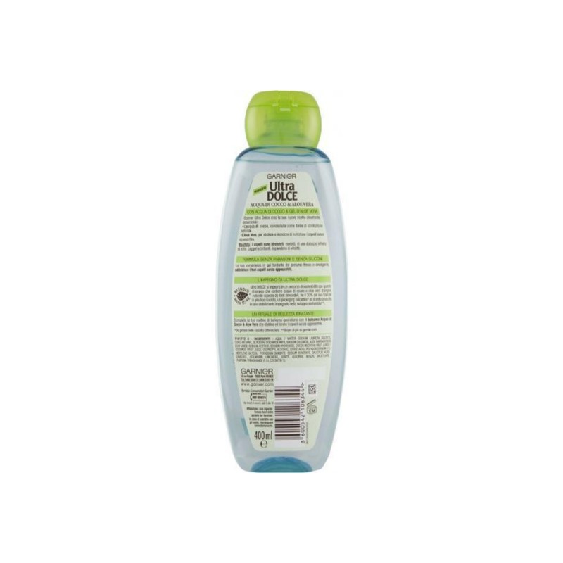 Garnier Ultra Dolce Shampoo Moisturising 400 ml Coconut Water /