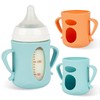 Silicone Sleeves for Pigeon Baby Bottles 5.4oz,Anti Breakage Glass Baby
