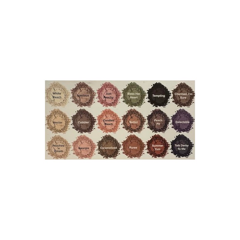 Sweet Peach Eye Shadow Palette, 18 Colors