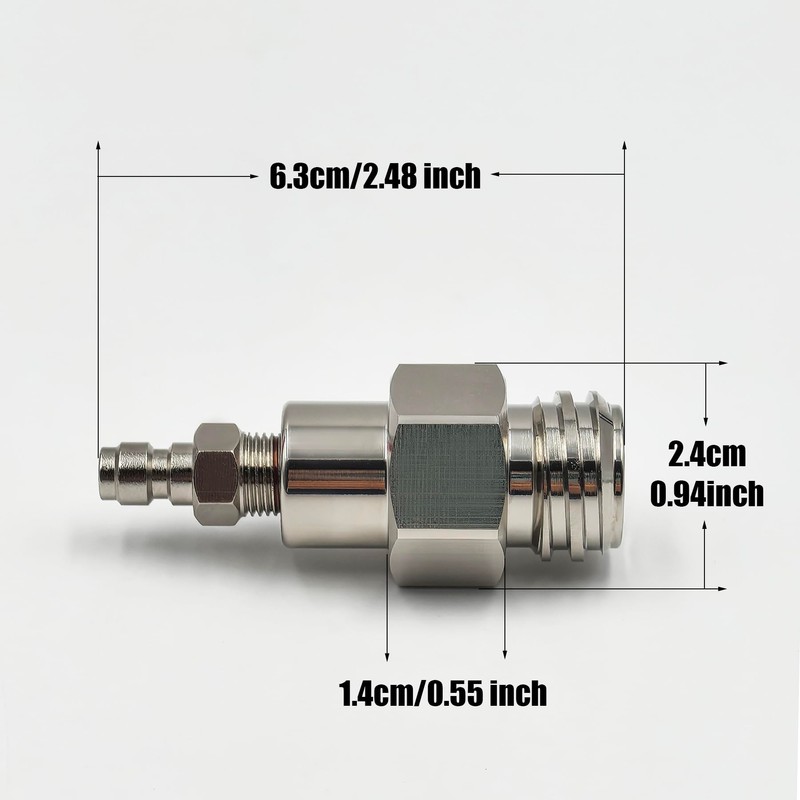 Aopkeo External Soda Water Maker Machine Fill Station Adapter and