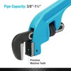 DURATECH 10-Inch Offset Pipe Wrench, Heavy Duty End Pipe Wrench,