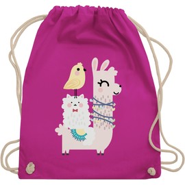 Shirtracer - Gym Bag Backpack - Animal Print - Animals Strung, 1 Fuchsia