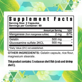 Youngevity Ultimate Gluco-Gel -for Joints, Tendons, Bones & Cartilage | Contains Glucosamine, Gelatin & Manganese | 120 Capsules | 4 Bottles