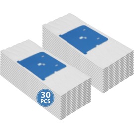 KozzHogar 30 Pack M6 Disposable Microfiber Deep Clean Wet Pads for iRobot Braava Jet M Series M6 6110 6112 6113 6012 Ultimate Robot Mop