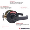 Oakmoore Commercial Door Handle - Vacant Occupied Bathroom Lock |