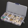 80pcs Dental Tool Kit Polishing Cup Alumina Nylon Brush Cotton