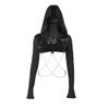 TOMETO STAR Gothic Vintage Female Sweatshirts Punk Y2K Crop Tops
