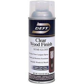 12.25 Oz Clear Wood Finish Semi-Gloss [Set of 6]