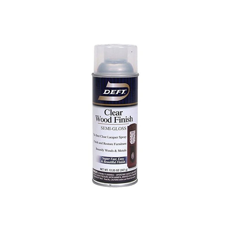 12.25 Oz Clear Wood Finish Semi-Gloss [Set of 6]