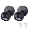Volcode 2pack 12V RV Wall Sconce Light with GU10 Bulbs(included),