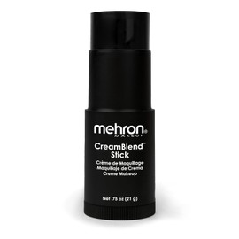 Mehron CreamBlend Stick Makeup BLACK .75 oz