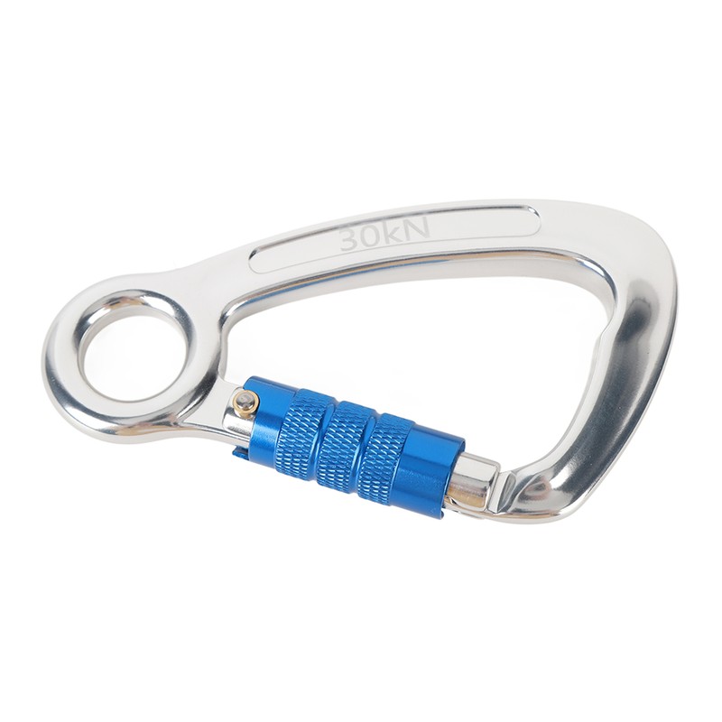 Climbing Carabiner Auto Lock Safe Large Opening 30KN Captive Eye