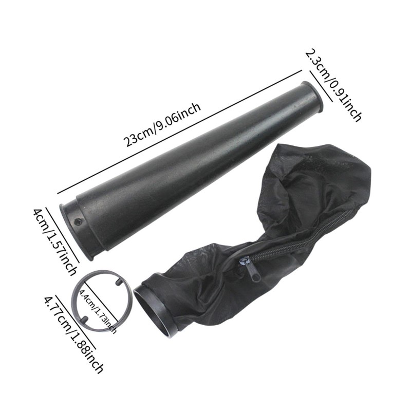 WeiLaiKeQi Blower Tube Black Long Blower Nozzle for Leaf Blower