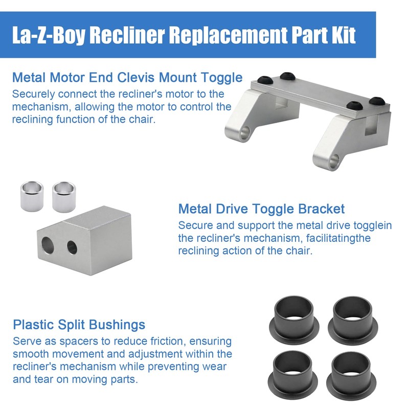 Metal Toggle Drive Connector and Metal Drive Toggle and Clevis