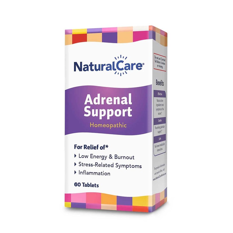 NaturalCare Adrenal Support, Homeopathic Tablets, 60ct