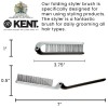 Kent For Men Travel Size Folding Styler Hair Brush