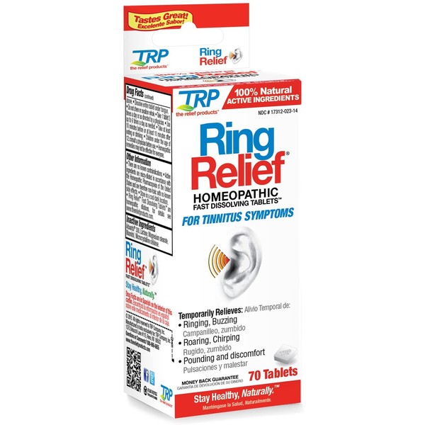 The Relief Products Ring Relief Fast Dissolving Tablets, 70 Count