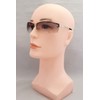 Mukojima PY1219-1 MYS Sunglasses, Square Type, Smoke x Silver, Gradient