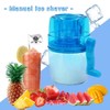 Home Mini Hand Crank Manual Ice Crusher Shaver Kids Shredding