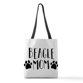 CafePress Beagle Mom Polyester Tote Bag 16"x16"