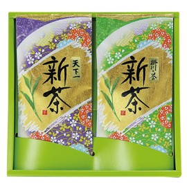 Mother's Day 2024 New Tea Gift Shizuoka Tea Deep Steamed Kakegawa Tea Tenkaichi Kakegawa no Honor 3.5 oz (100 g) x 2 Bag Set, Wrapping Included