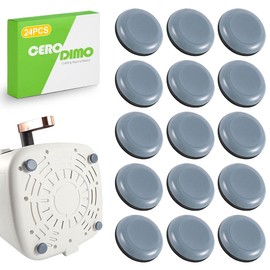 CeroDimo 24 PCS Appliance Sliders for Kitchen Appliances, Small Kitchen Appliance Sliders for Most Countertop, Adhesive Appliance Rollers for Space Saving, Easy Moving Kitchen Aid