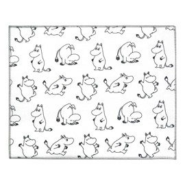 Okato Drainer Drying Mat, Water Absorbing Mat, 15.7 x 19.7 inches (40 x 50 cm), Moomin