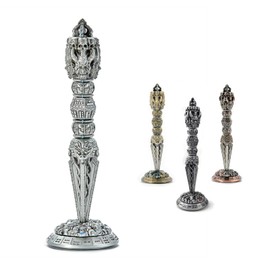 Unique Dice Wand Dice Metal Dice Set DND Dice Roller D&D Dice Set, Steampunk Dice All in One DND Dice D6, D8, D10,D20 D100 for Dungeons and Dragons TRPG Tabletop Gaming