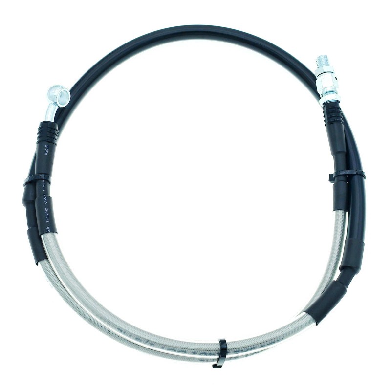 QRM New Front Brake Braided Hose Line For HONDA XR500R