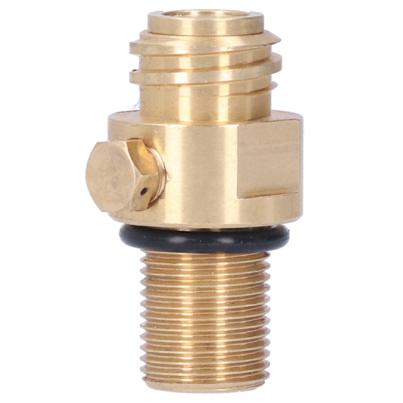 M18x1.5 Thread CO2 Tank Brass Pin Valve Adapter Replacement for