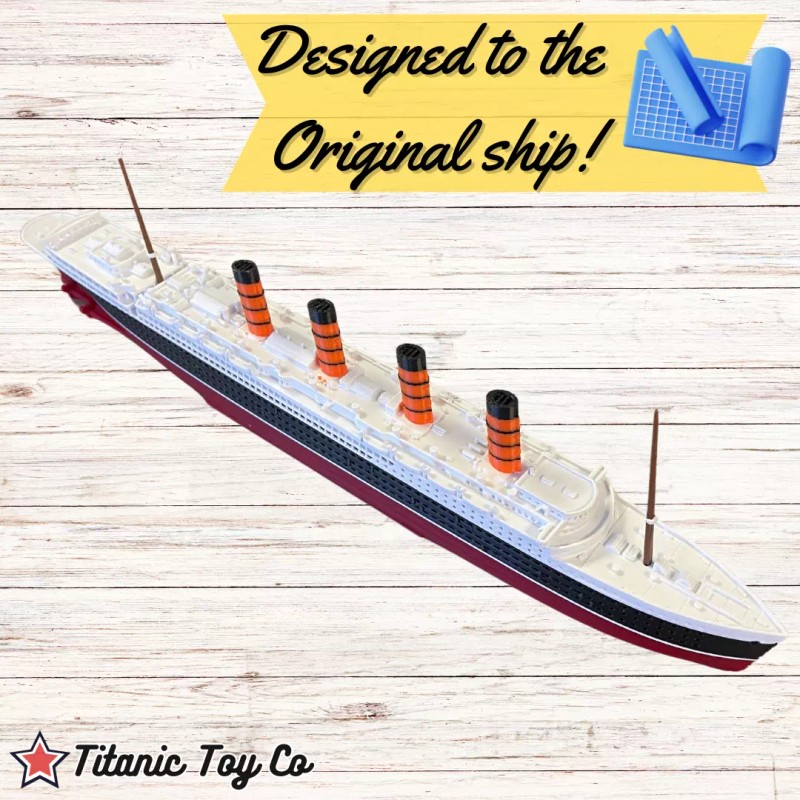 RMS Lusitania Model Ship 1 Ft Long By TitanicToyCo -