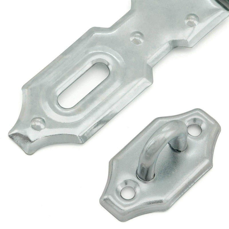 BASI® Safety Hasp for Padlock Various Lengths Galvanised Stainless Steel