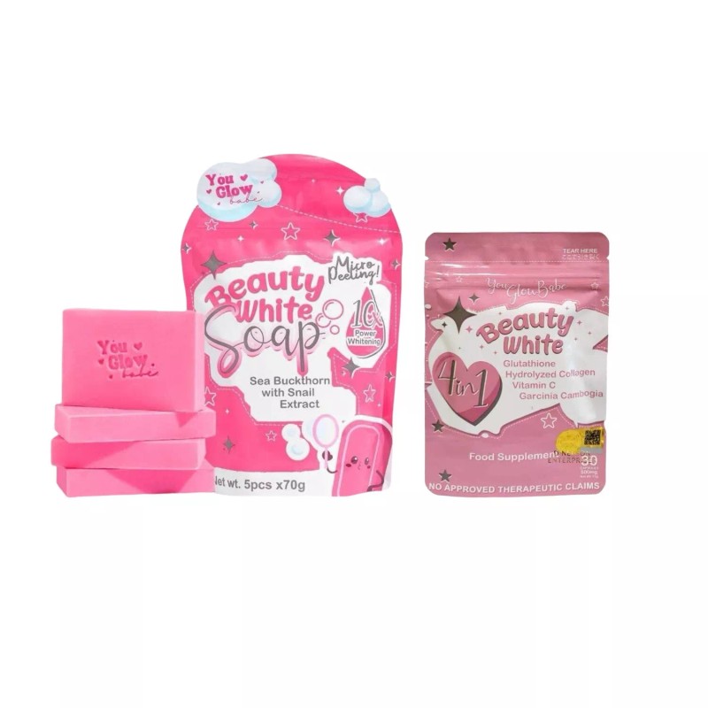 You Glow Babe Beauty White 4 in 1 Glutathione Capsules