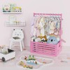 BAMBOOHOMIE Baby Shower Crate Closet, Baby Baskets with Hangers Handle,